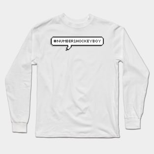 Number 1 Hockey Boy Long Sleeve T-Shirt